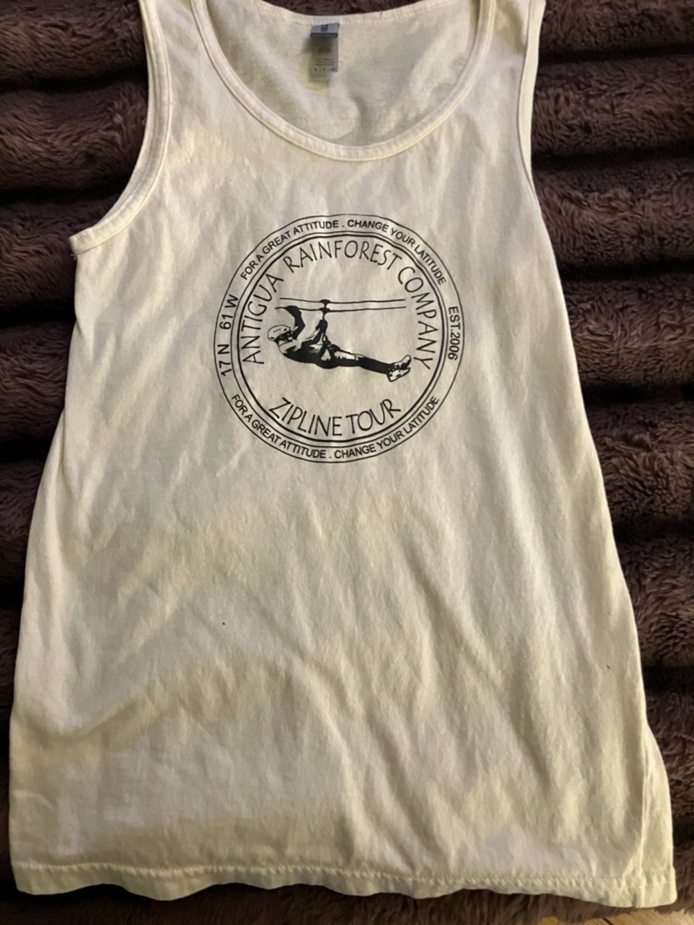 Gildan Heavy Cotton Cream Tee with Neck Tag
